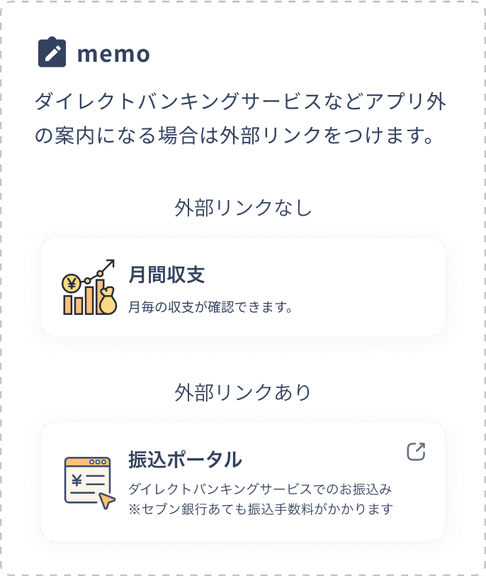 カードボタン